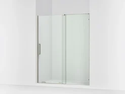 55-3/4"-59-3/4" W x 71-3/4" H sliding shower door with 5/16"-thick Crystal Clear glass^Kohler Best