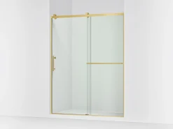 56-5/8"-59-5/8" W x 76.99" H sliding shower door with 3/8"-thick Crystal Clear glass^Kohler Clearance