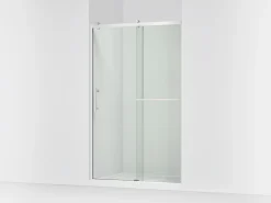44-5/8"-47-5/8" W x 76.99" H sliding shower door with 3/8"-thick Crystal Clear glass^Kohler Discount