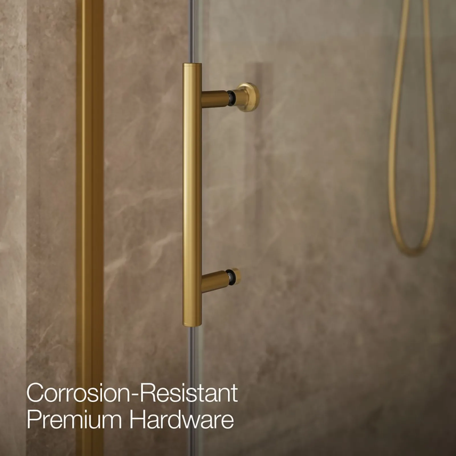 44-5/8"-47-5/8" W x 76.99" H sliding shower door with 3/8"-thick Crystal Clear glass^Kohler Discount