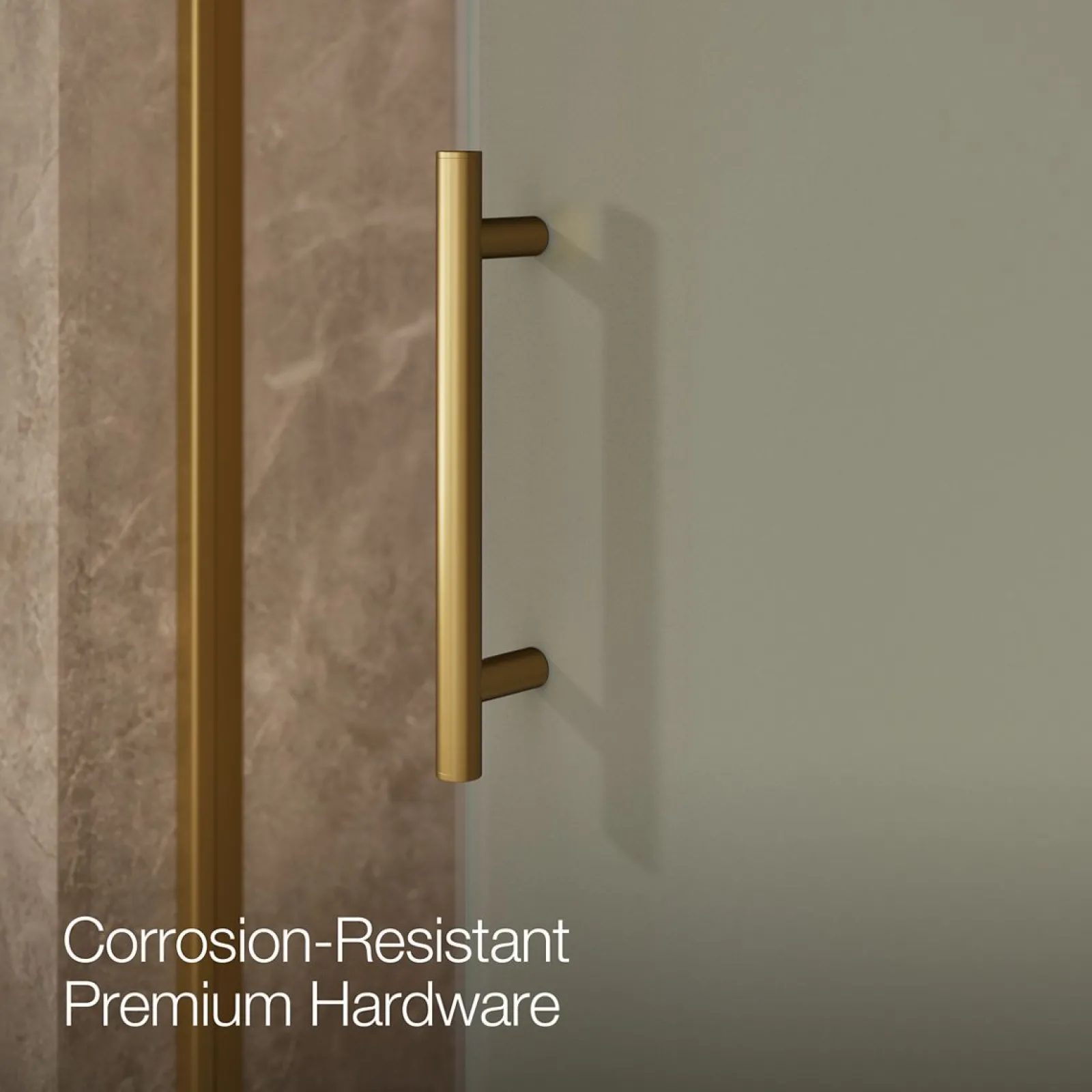 56-5/8"-59-5/8" W x 76.99" H sliding shower door with 3/8"-thick Crystal Clear glass^Kohler Sale