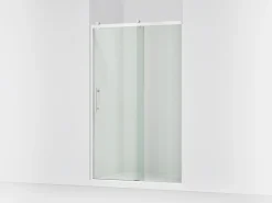 44-5/8"-47-5/8" W x 76.99" H sliding shower door with 3/8"-thick Crystal Clear glass^Kohler Online