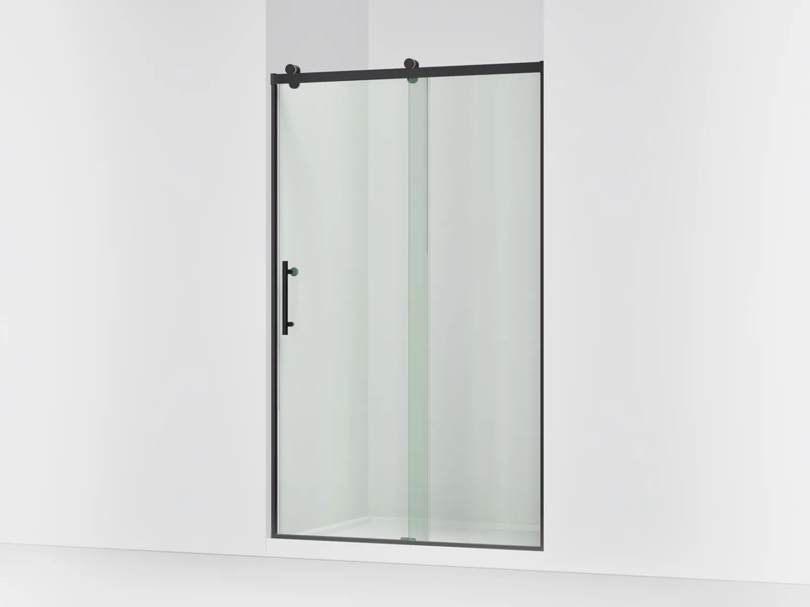 44-5/8"-47-5/8" W x 76.99" H sliding shower door with 3/8"-thick Crystal Clear glass^Kohler Online