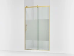 44-5/8"-47-5/8" W x 76.99" H sliding shower door with 3/8"-thick Crystal Clear glass^Kohler Online