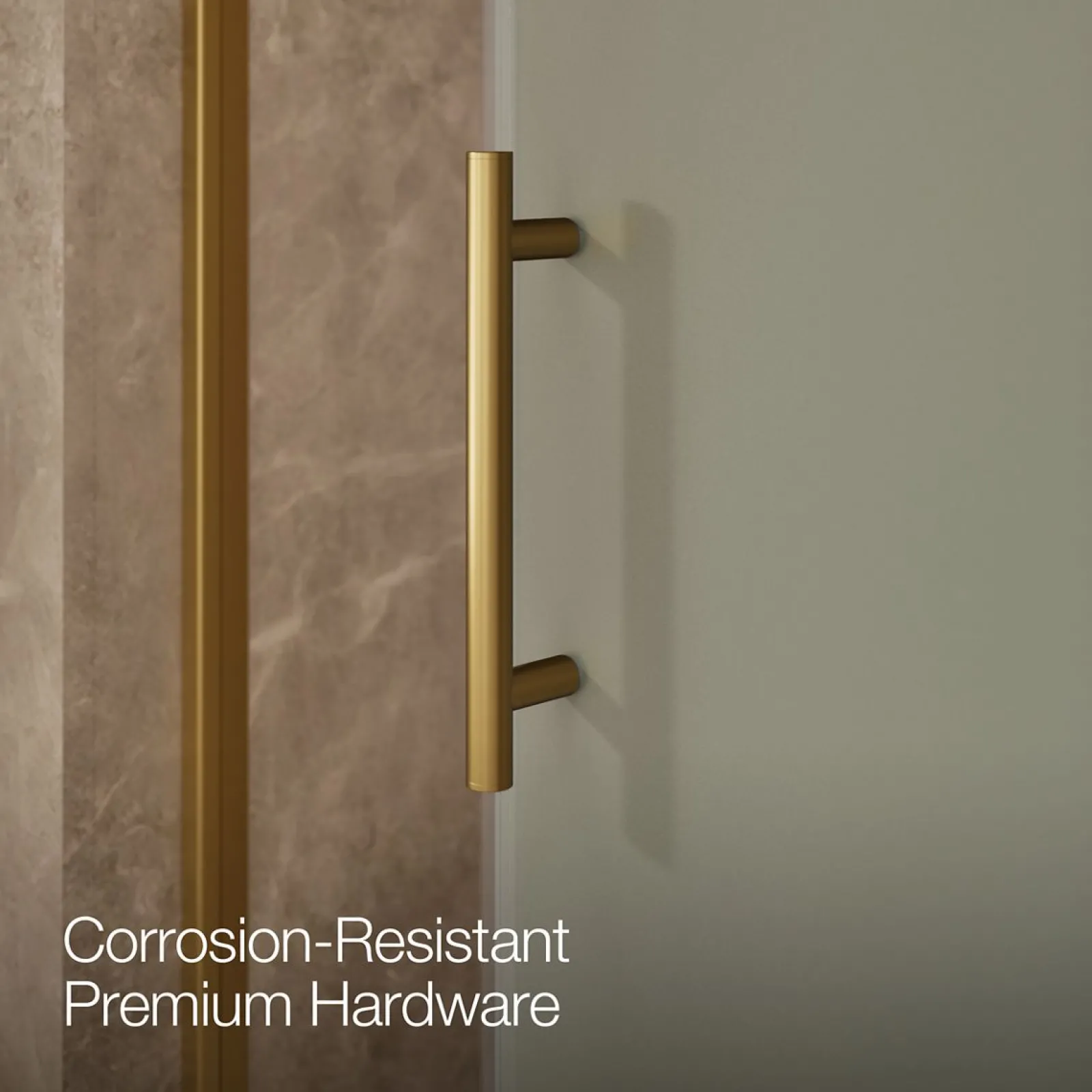 44-5/8"-47-5/8" W x 76.99" H sliding shower door with 3/8"-thick Crystal Clear glass^Kohler Online
