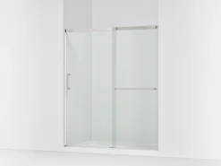 56-1/4"-59-5/8" W x 75-1/2" H sliding shower door with 5/16"-thick Crystal Clear glass^Kohler Best