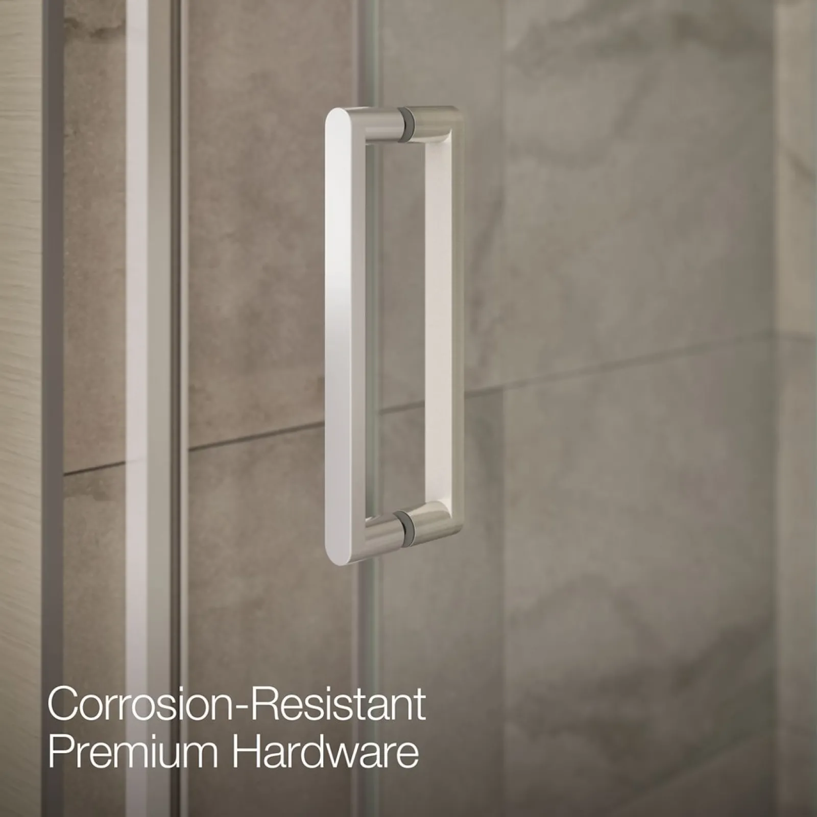 43-3/4"-47-3/4" W x 71-3/4" H sliding shower door with 5/16"-thick Crystal Clear glass^Kohler Sale