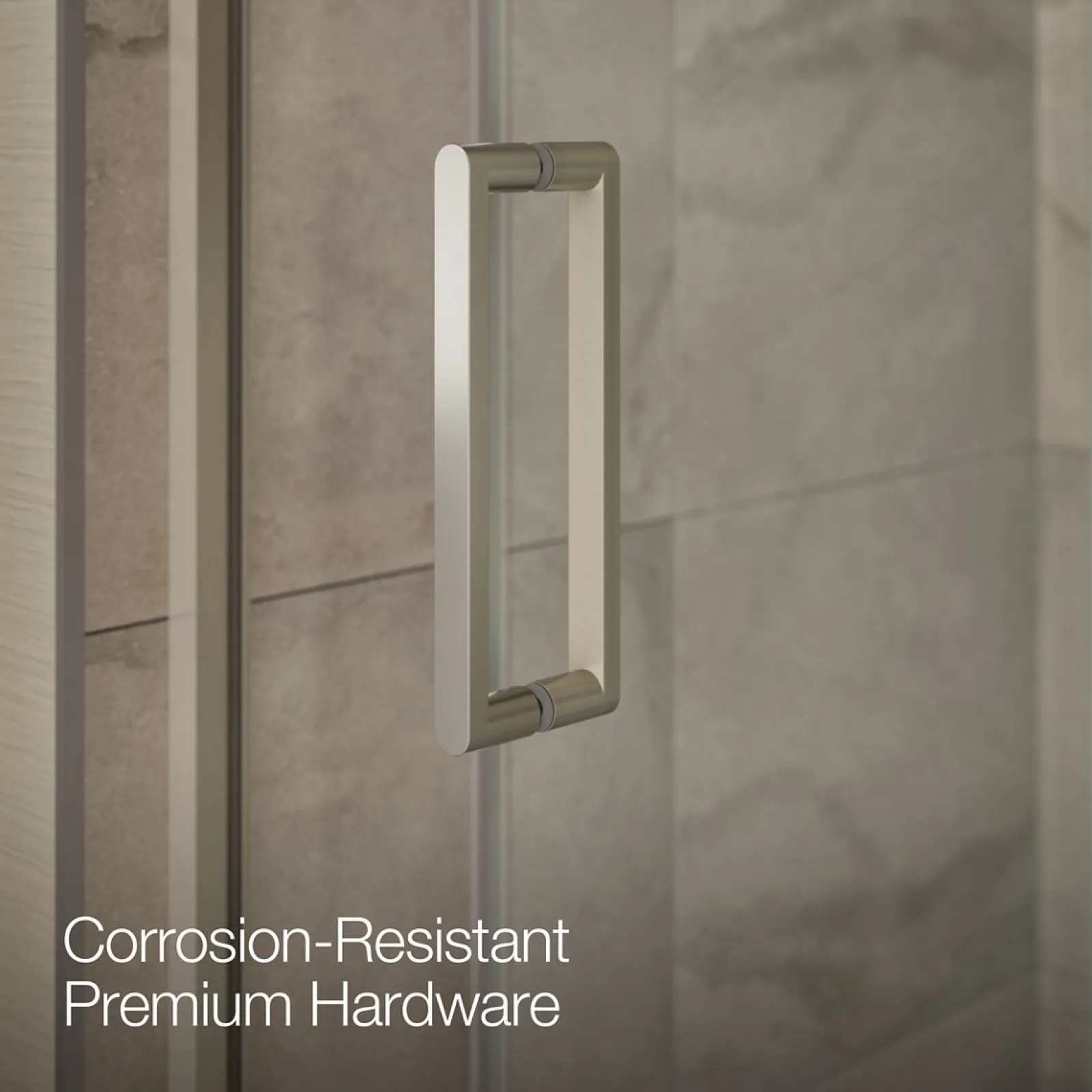 43-3/4"-47-3/4" W x 71-3/4" H sliding shower door with 5/16"-thick Crystal Clear glass^Kohler Sale
