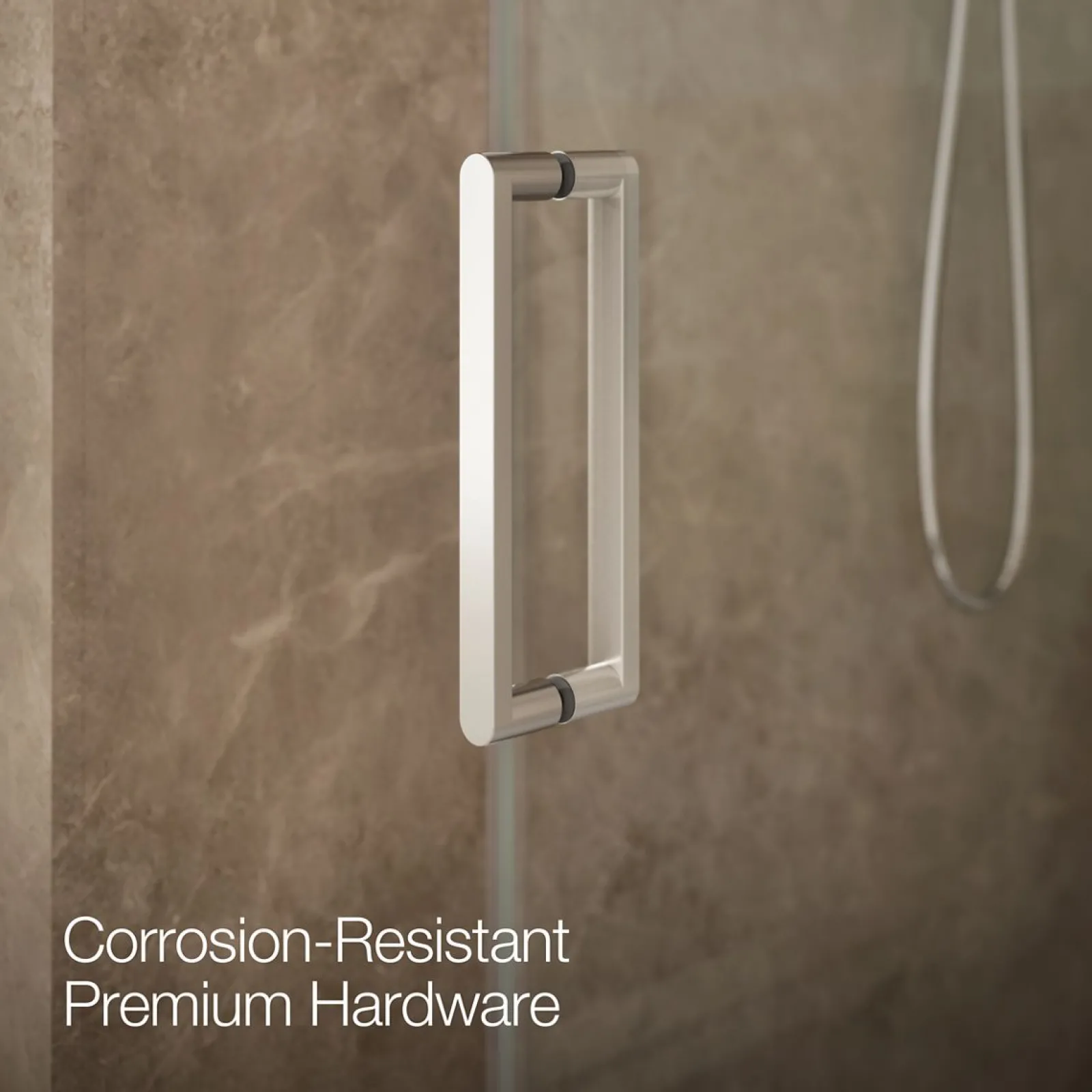 44-1/8"-47-7/8" W x 78" H sliding shower door with 3/8"-thick Crystal Clear glass^Kohler Discount