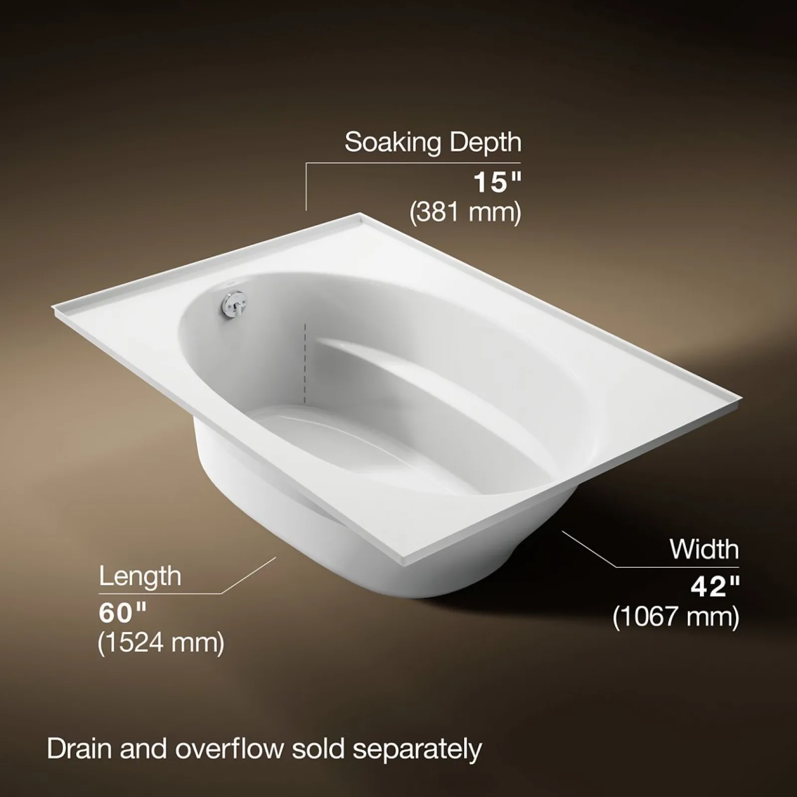 60" x 42" alcove bath^Kohler Sale