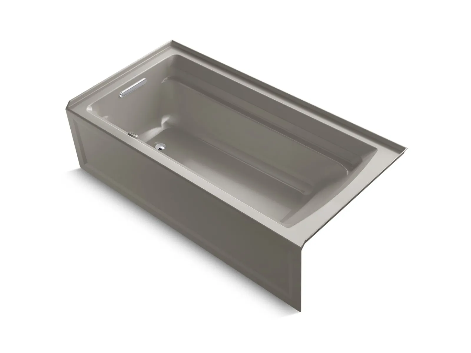 72" x 36" alcove bath, left drain^Kohler New
