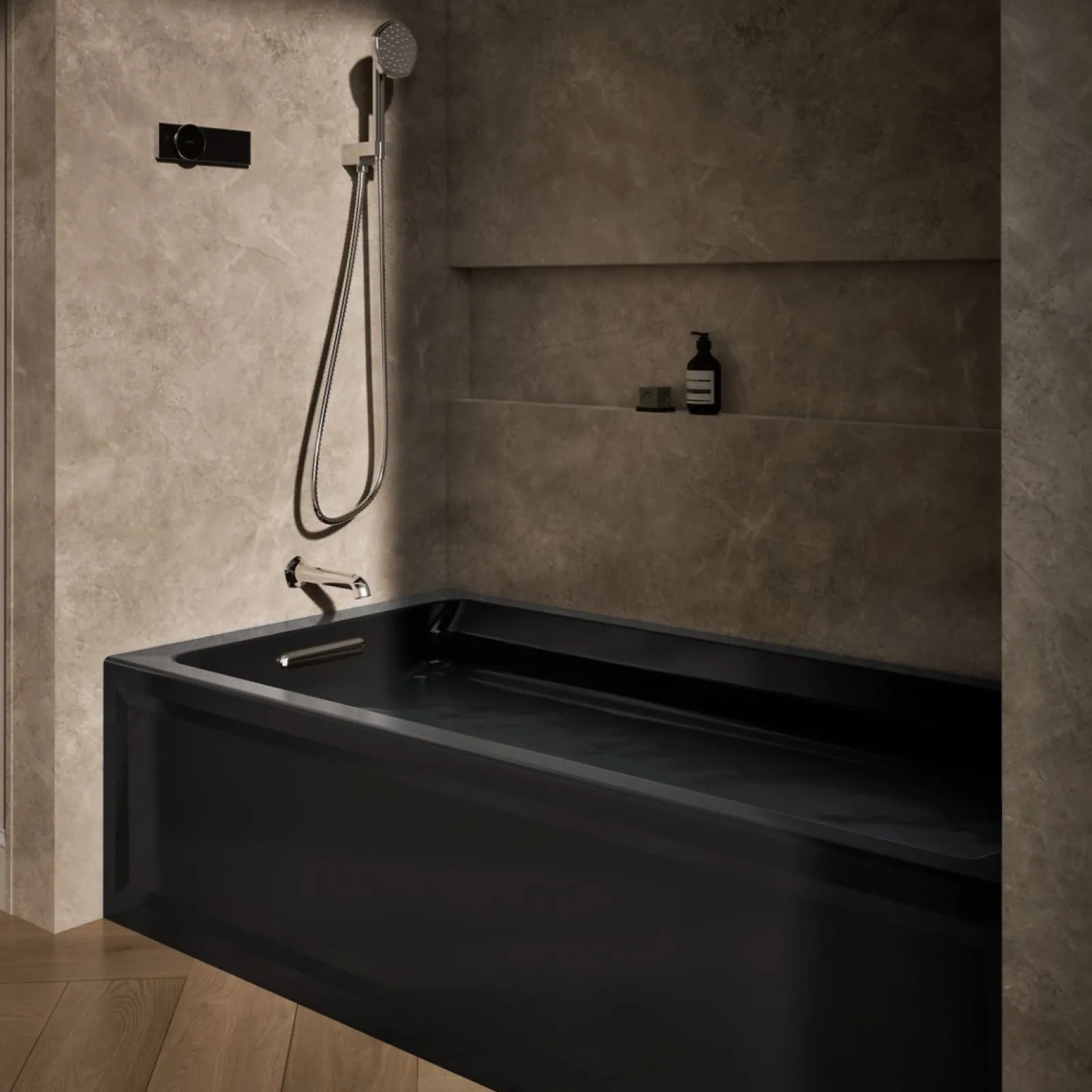 72" x 36" alcove bath, left drain^Kohler New