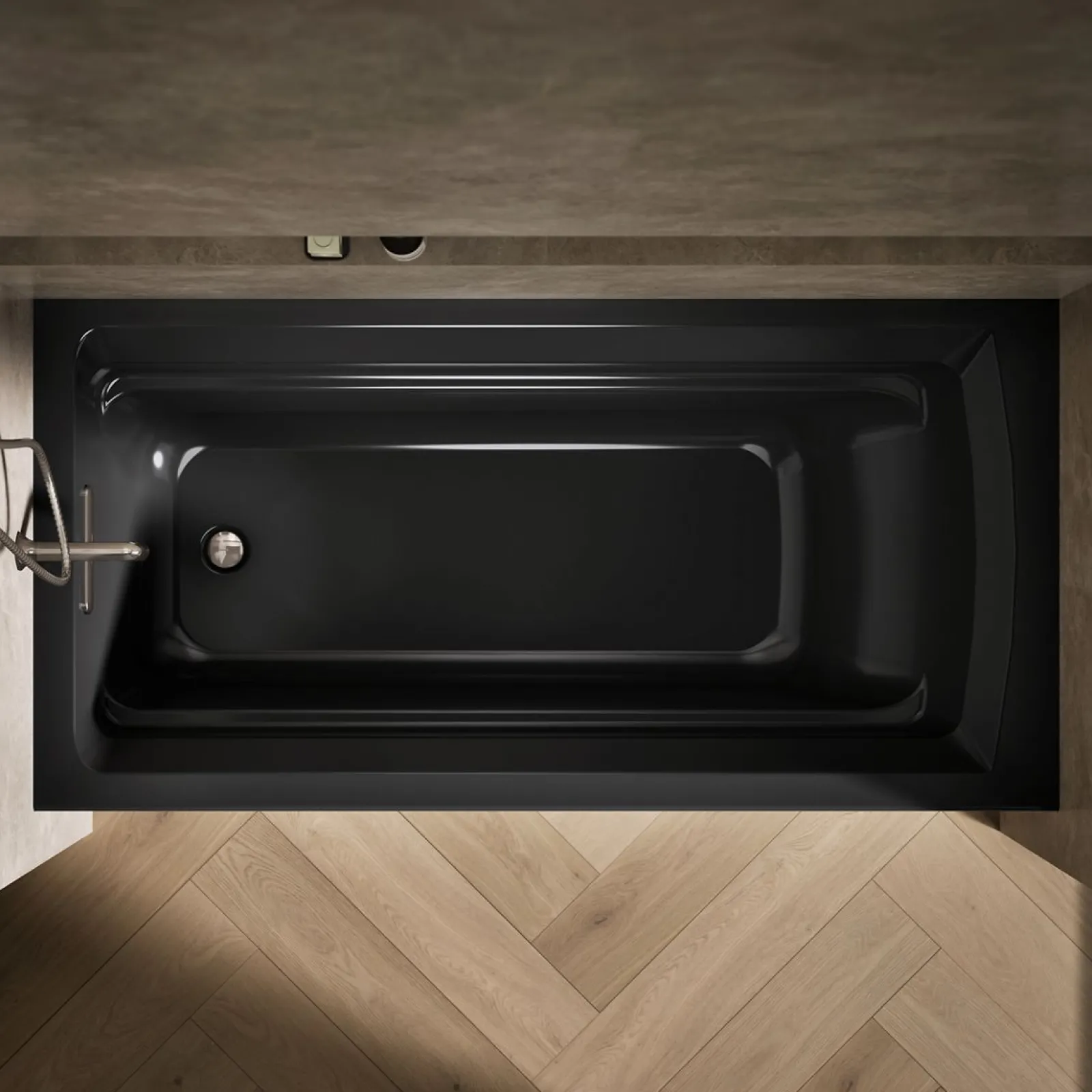 72" x 36" alcove bath, left drain^Kohler New