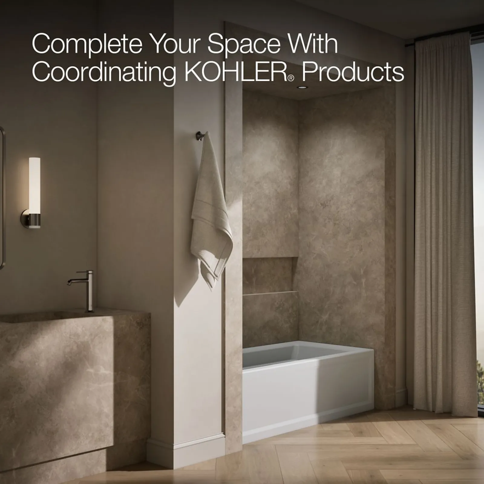 66" x 32" alcove bath, left drain^Kohler Sale