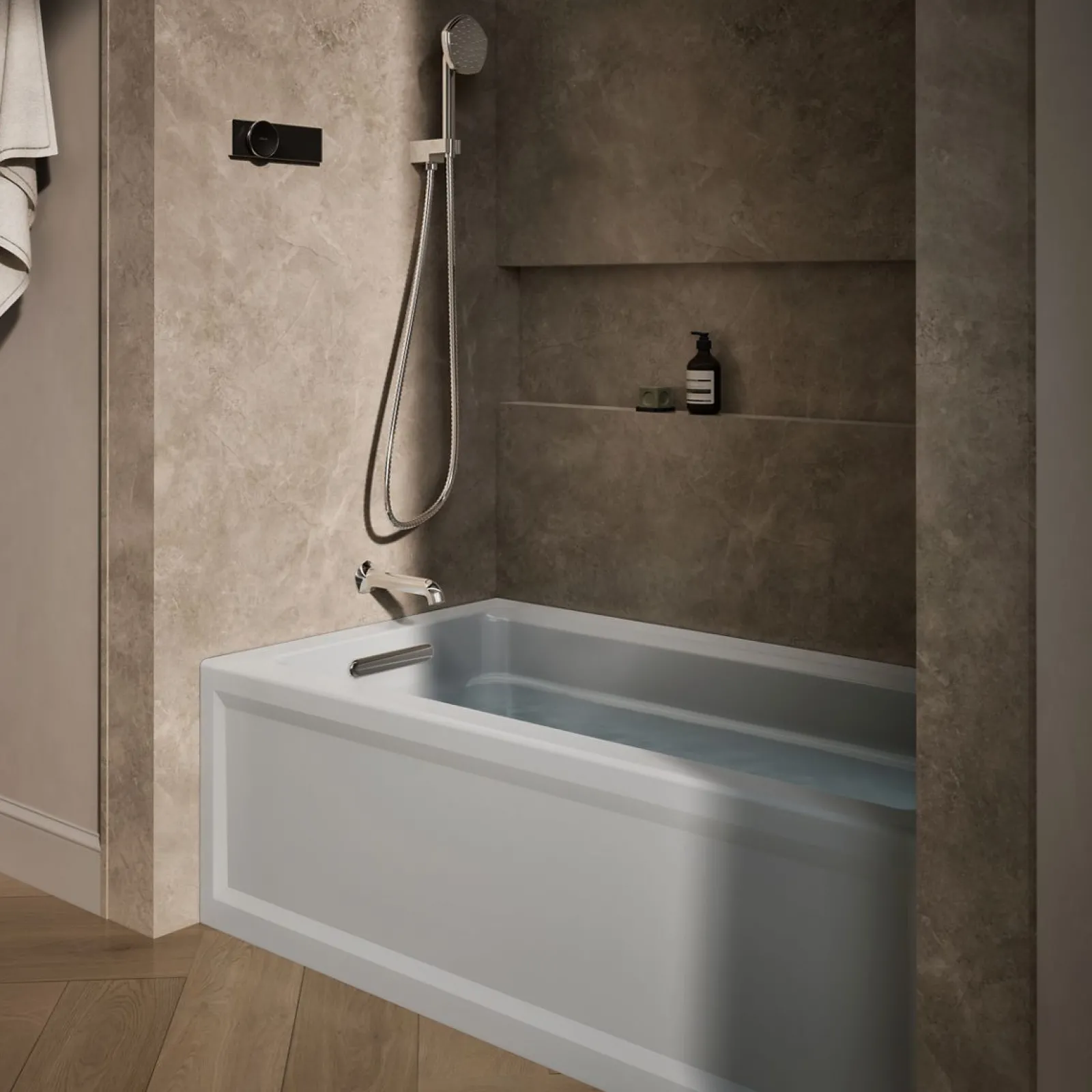 60" x 32" alcove bath, left drain^Kohler Outlet