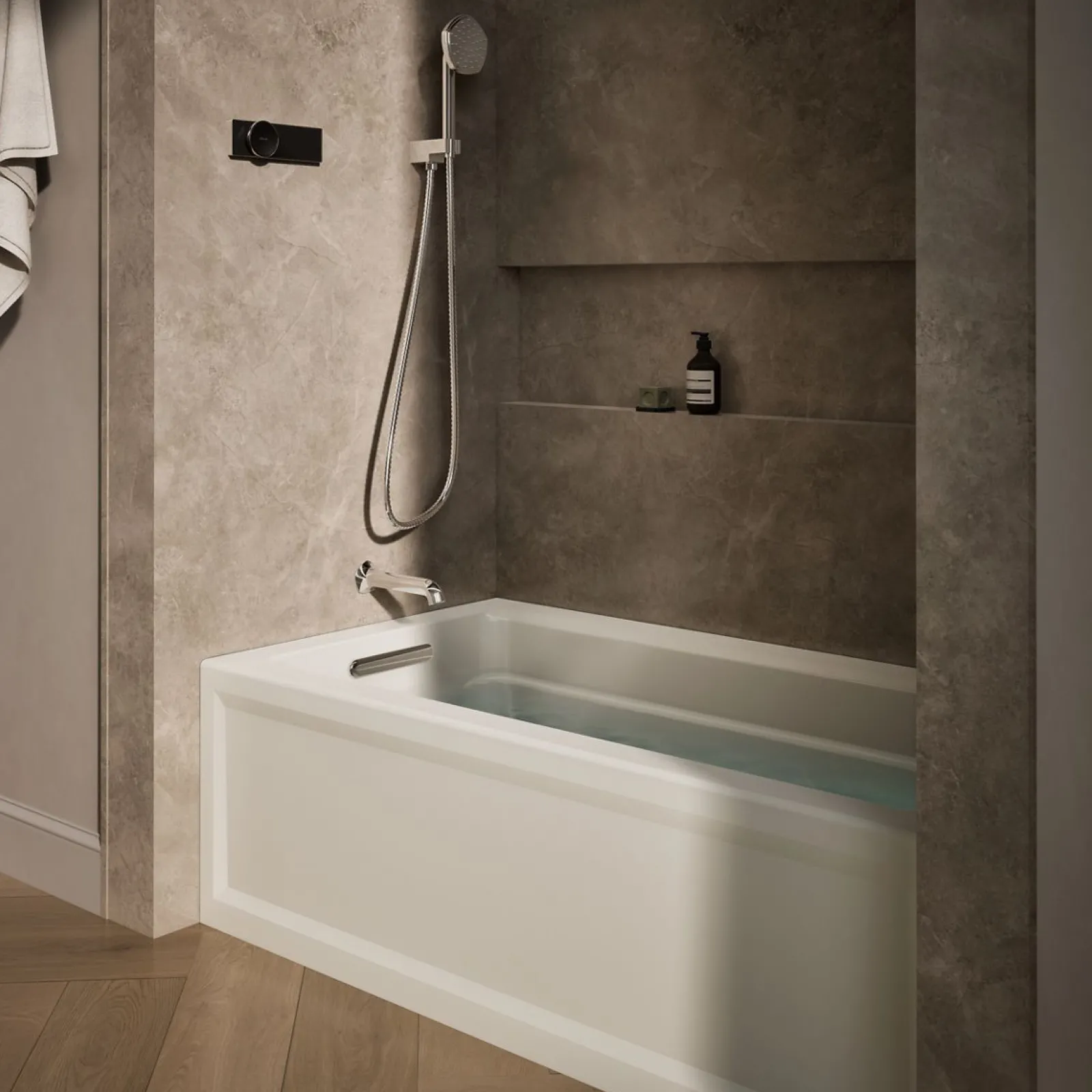 60" x 32" alcove bath, left drain^Kohler Outlet