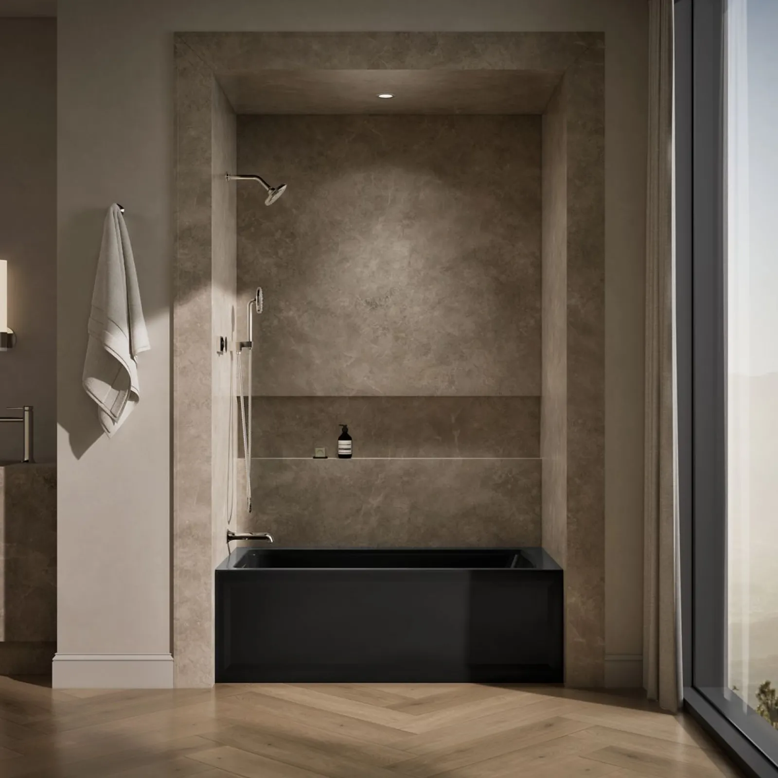 60" x 32" alcove bath, left drain^Kohler Outlet