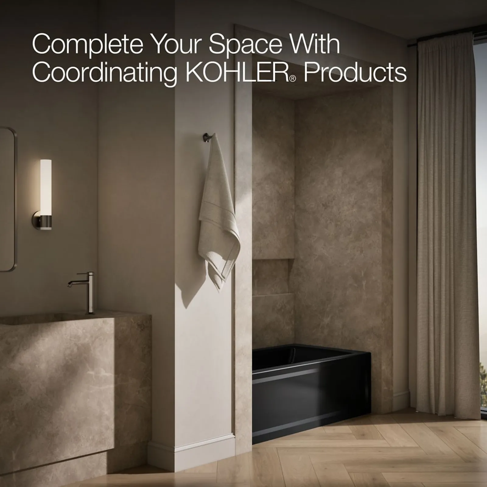 60" x 32" alcove bath, left drain^Kohler Outlet