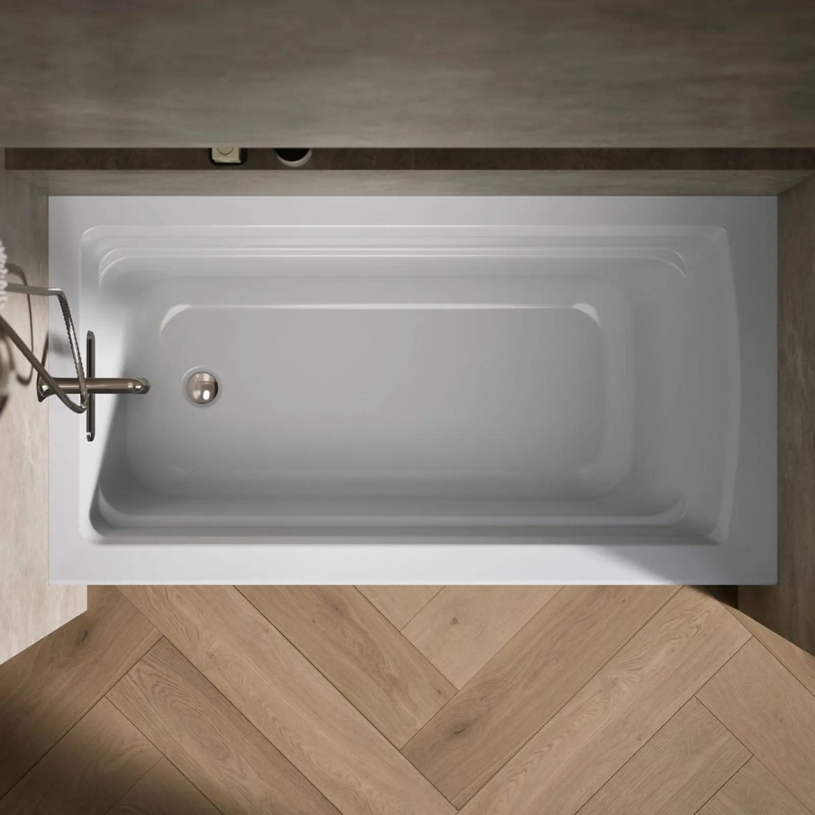 60" x 32" alcove bath, left drain^Kohler Outlet
