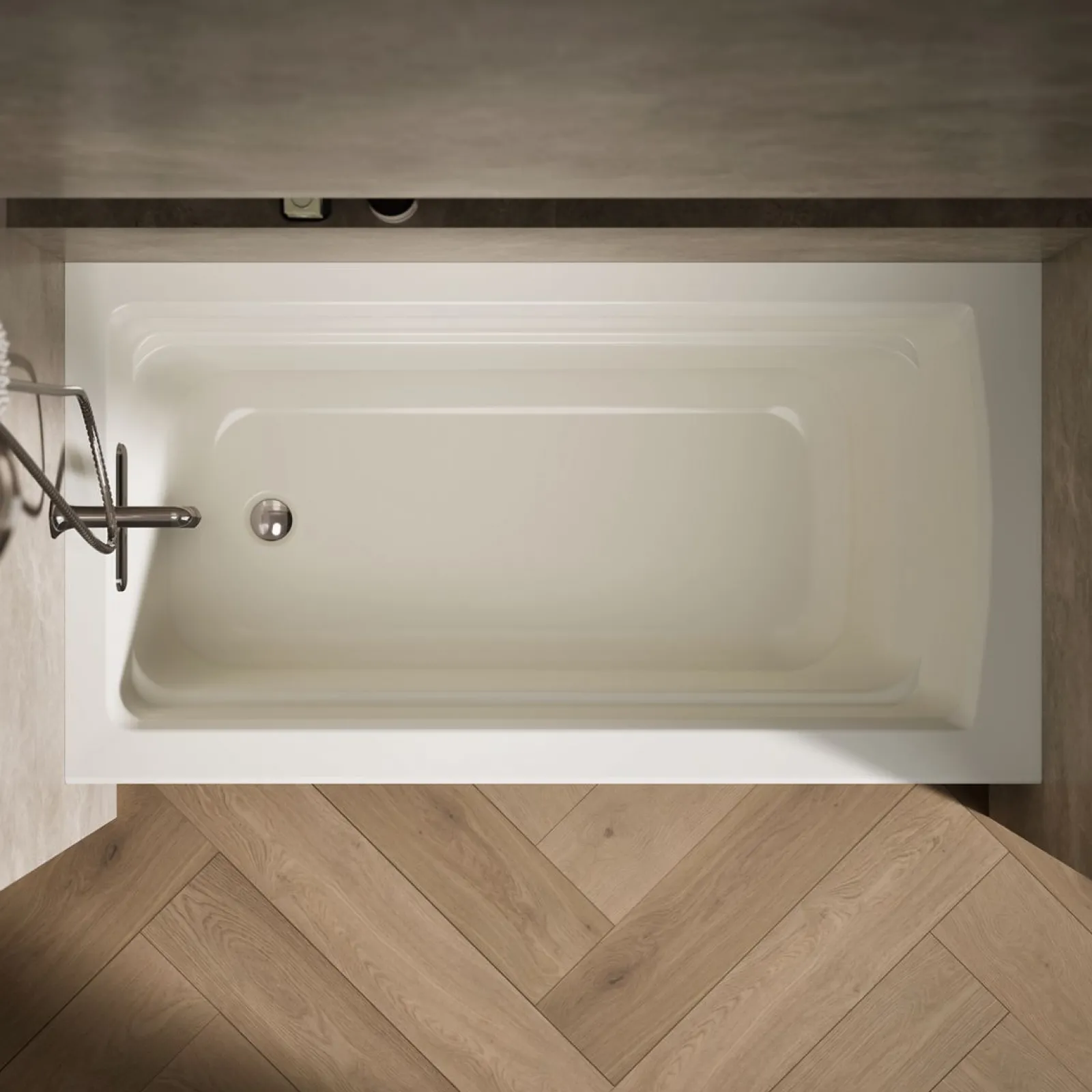 60" x 32" alcove bath, left drain^Kohler Outlet