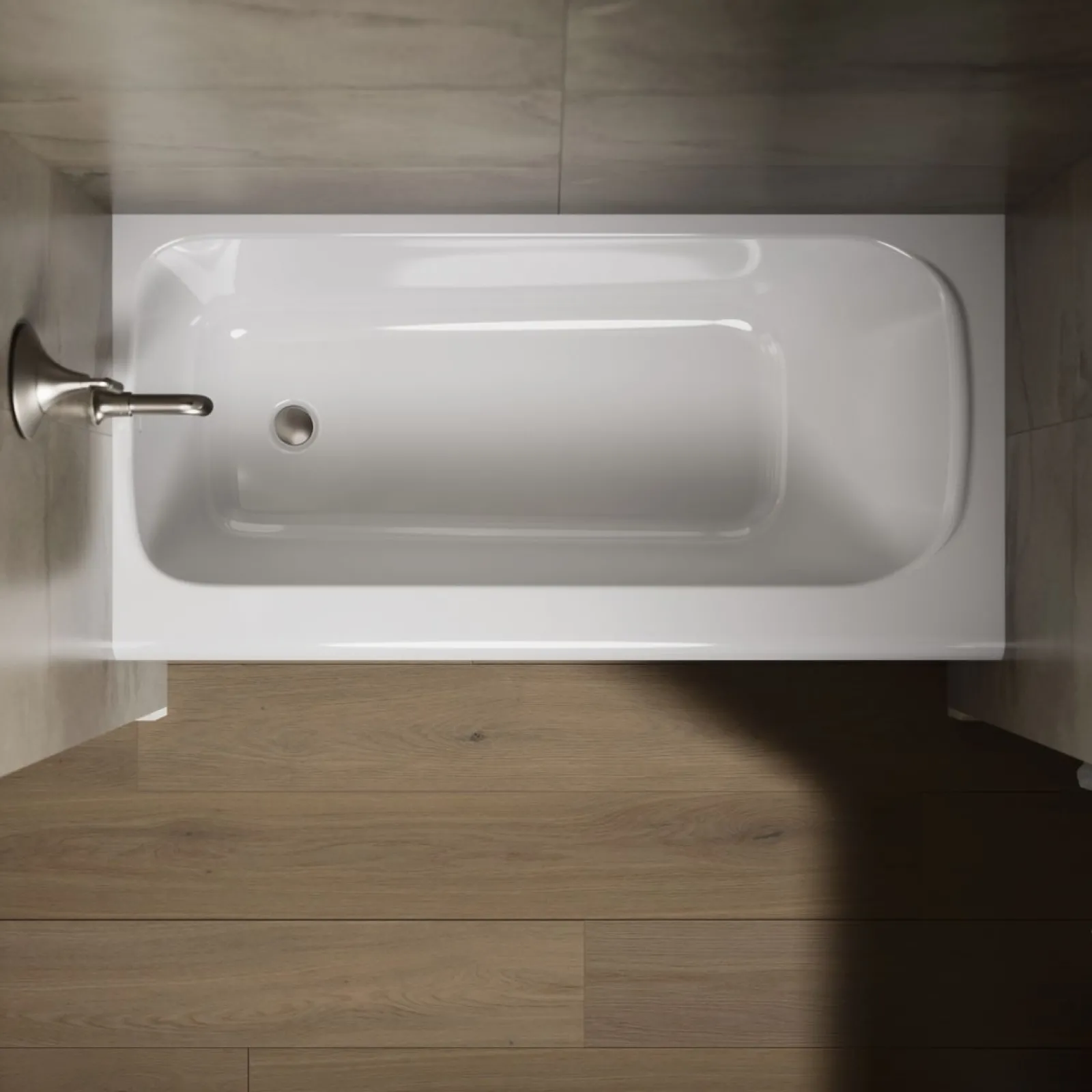 60" x 30" alcove bath, left drain^Kohler Sale