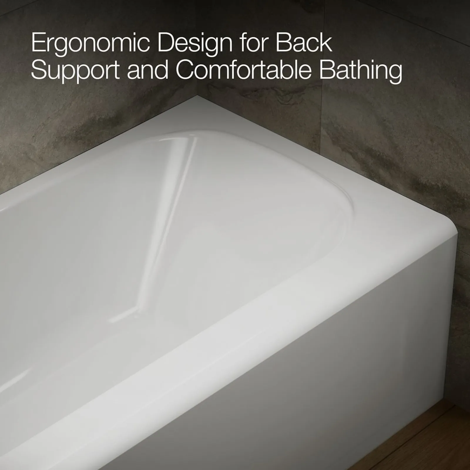 60" x 30" alcove bath, left drain^Kohler Sale