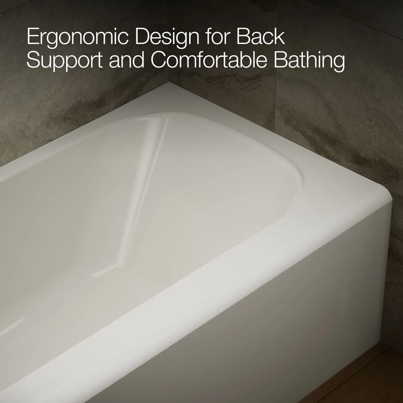60" x 30" alcove bath, left drain^Kohler Sale