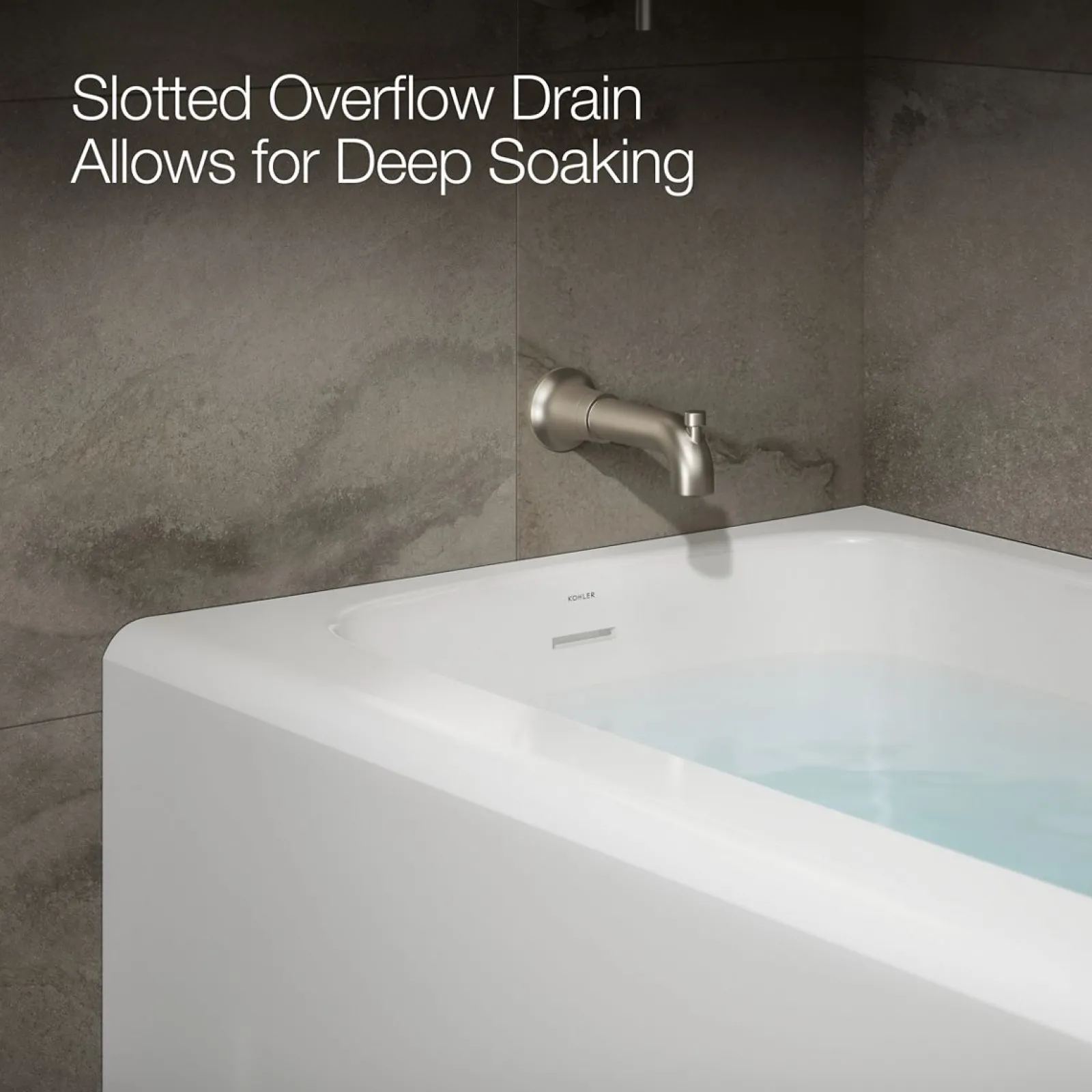 60" x 30" alcove bath, left drain^Kohler Sale