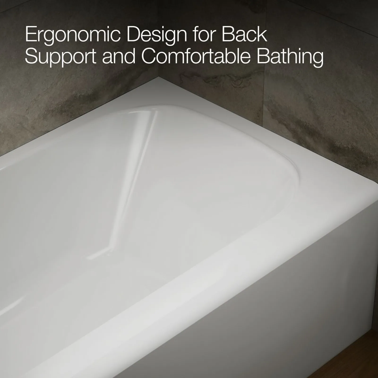 60" x 32" alcove bath, left drain^Kohler Clearance