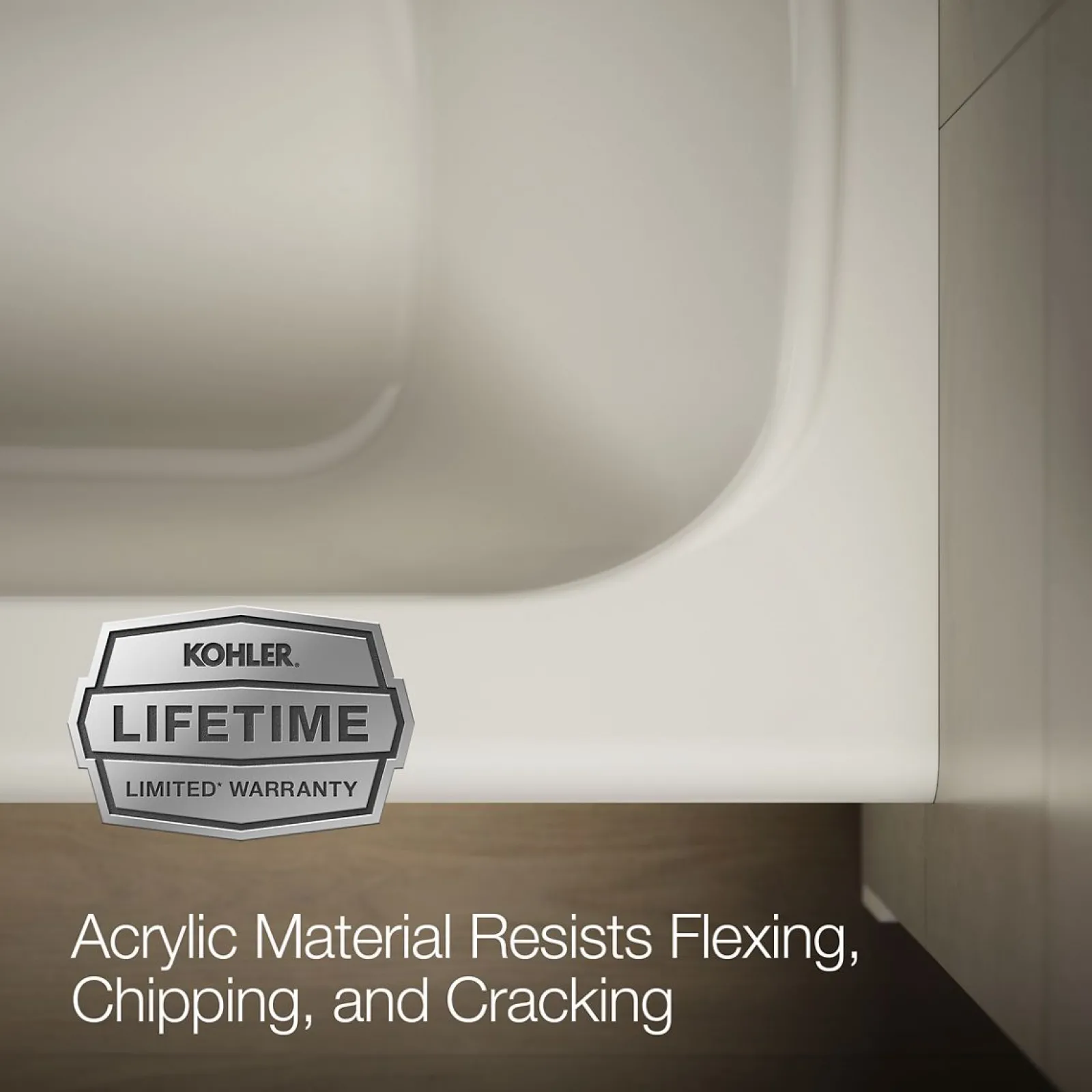 60" x 32" alcove bath, left drain^Kohler Clearance