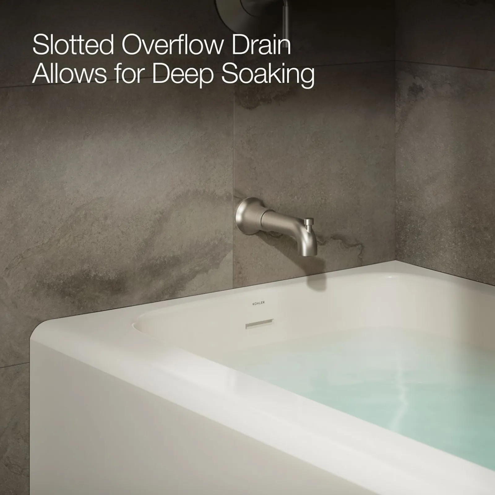 60" x 32" alcove bath, left drain^Kohler Clearance