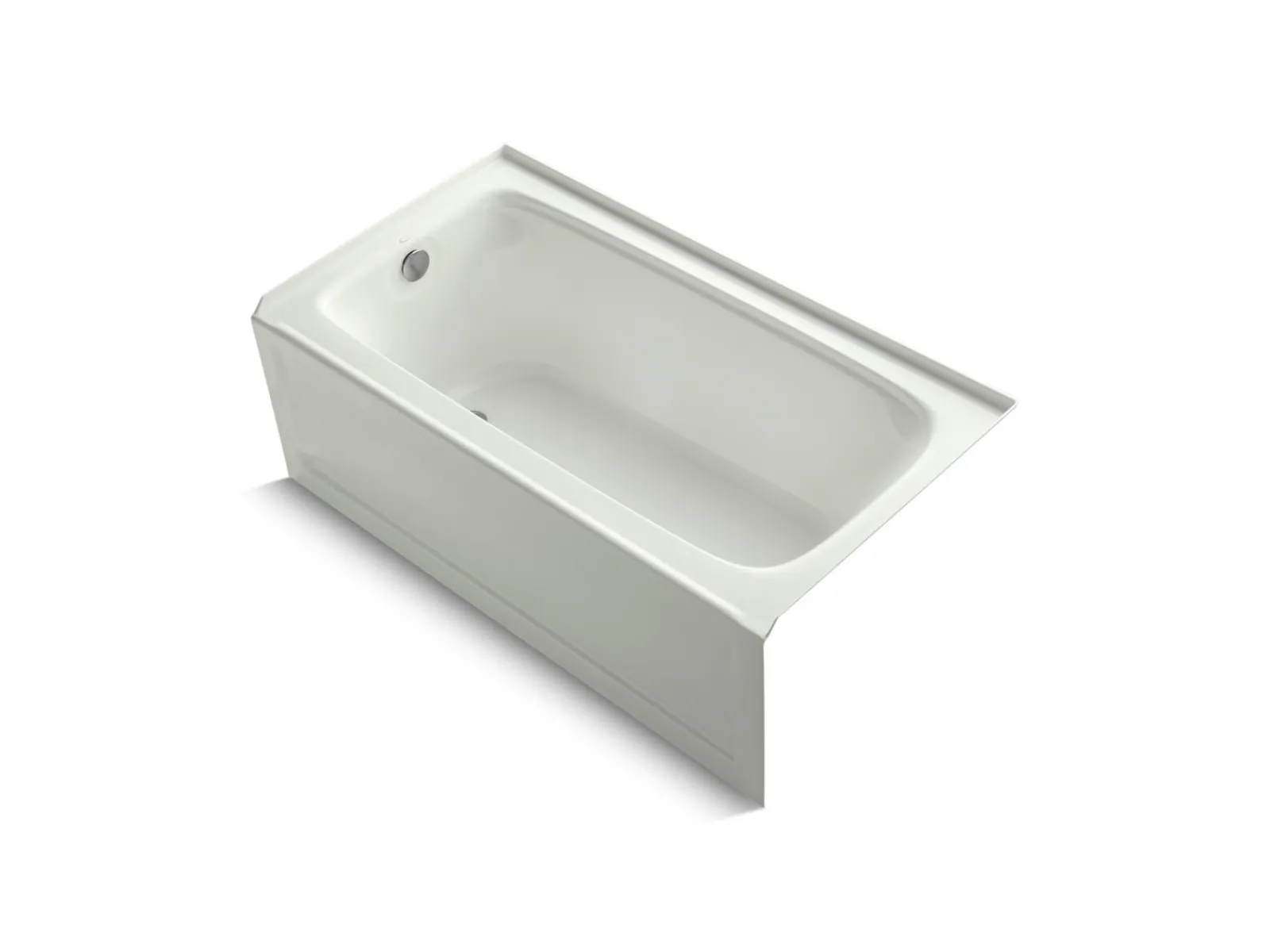 60" x 32" alcove bath, left drain^Kohler