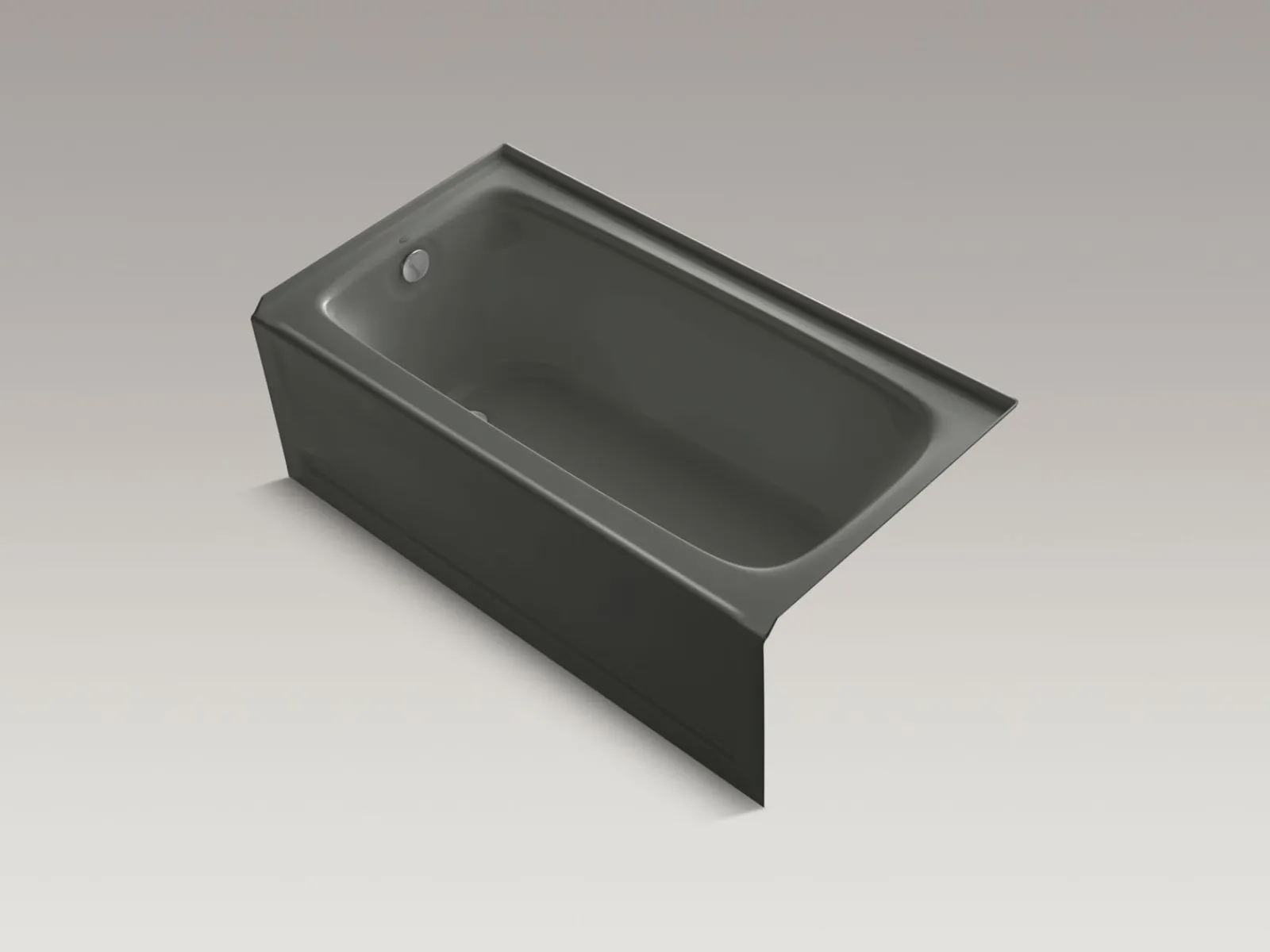 60" x 32" alcove bath, left drain^Kohler
