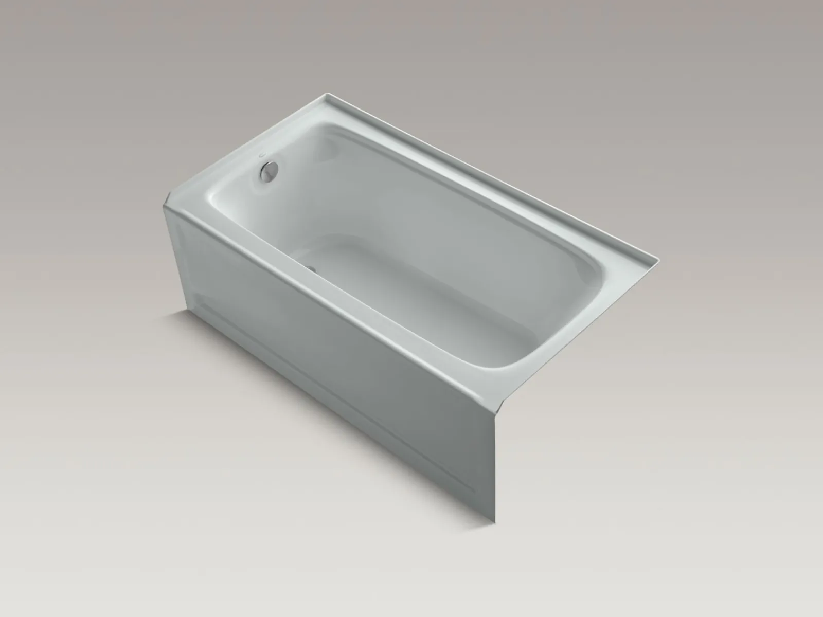 60" x 32" alcove bath, left drain^Kohler