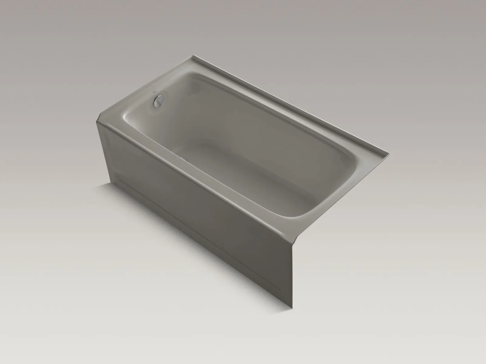 60" x 32" alcove bath, left drain^Kohler