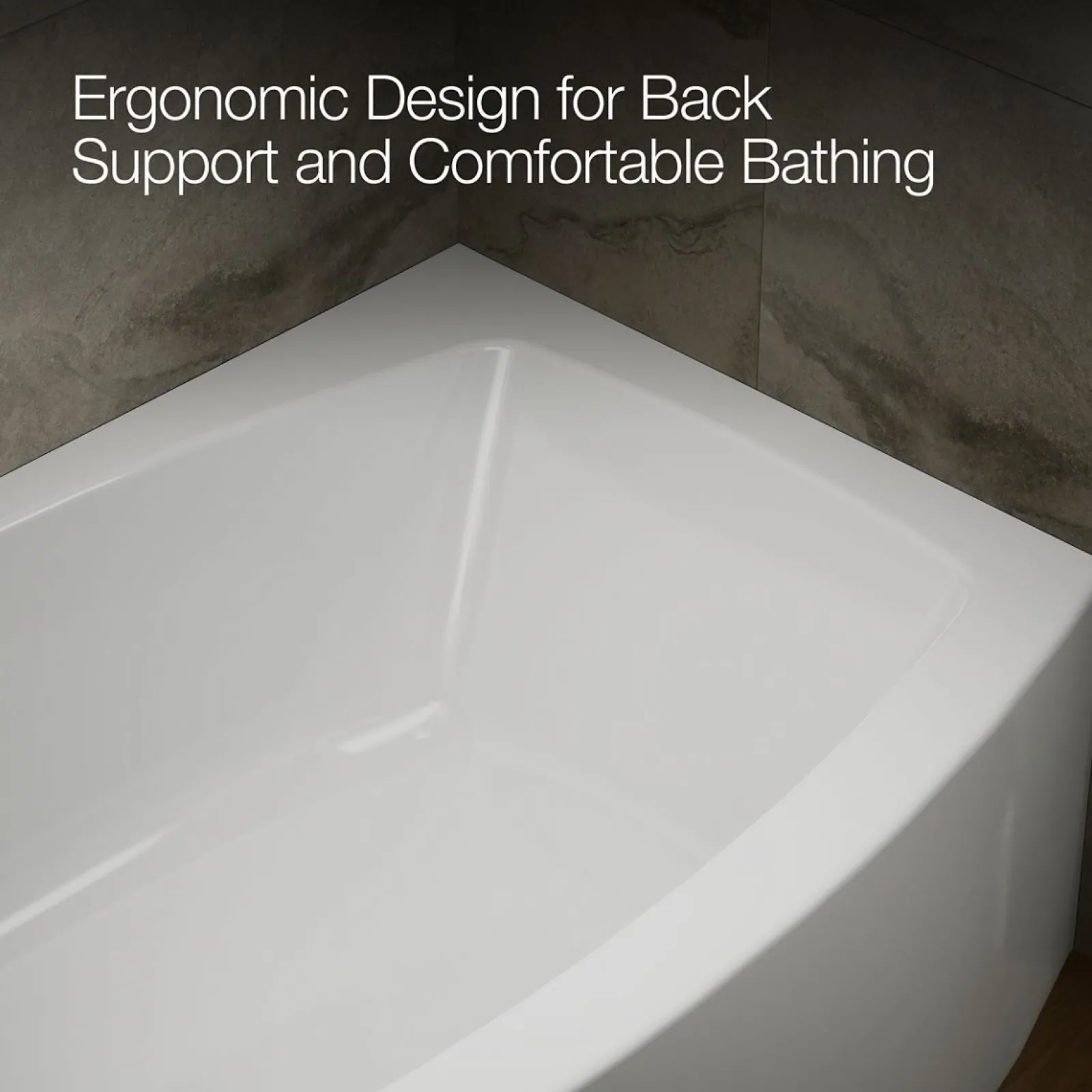 60" x 32" alcove bath, left drain^Kohler Outlet