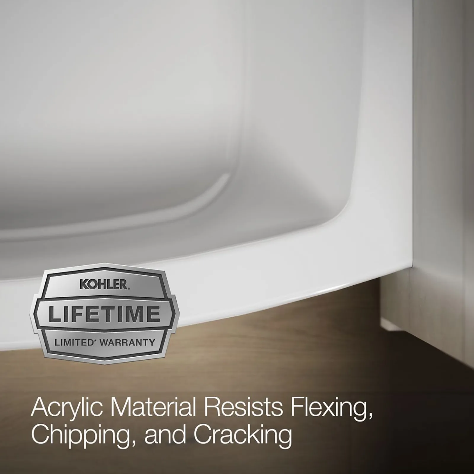 60" x 32" alcove bath, left drain^Kohler Outlet
