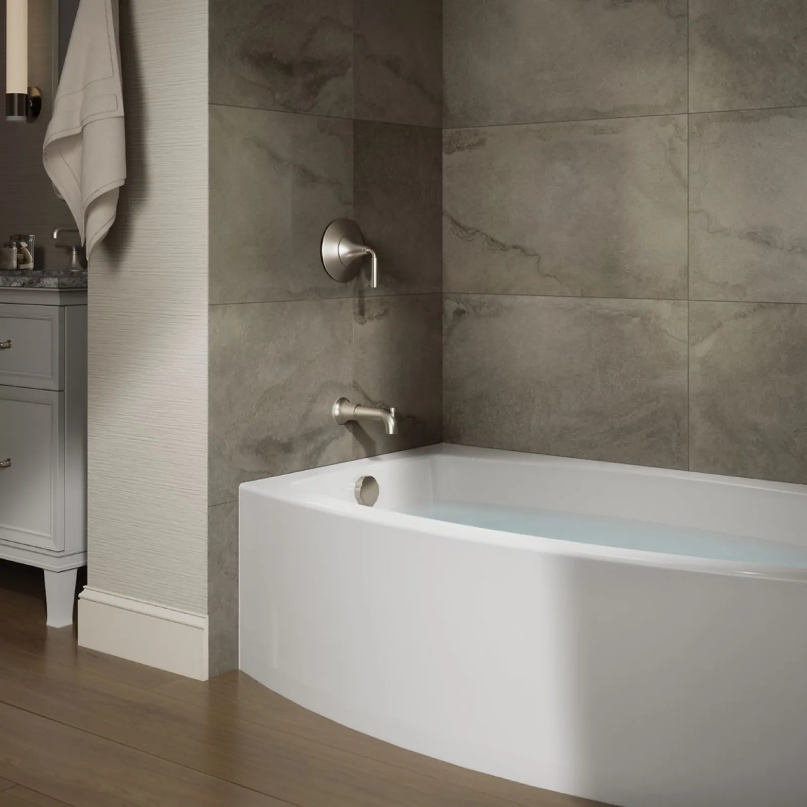 60" x 32" alcove bath, left drain^Kohler Outlet