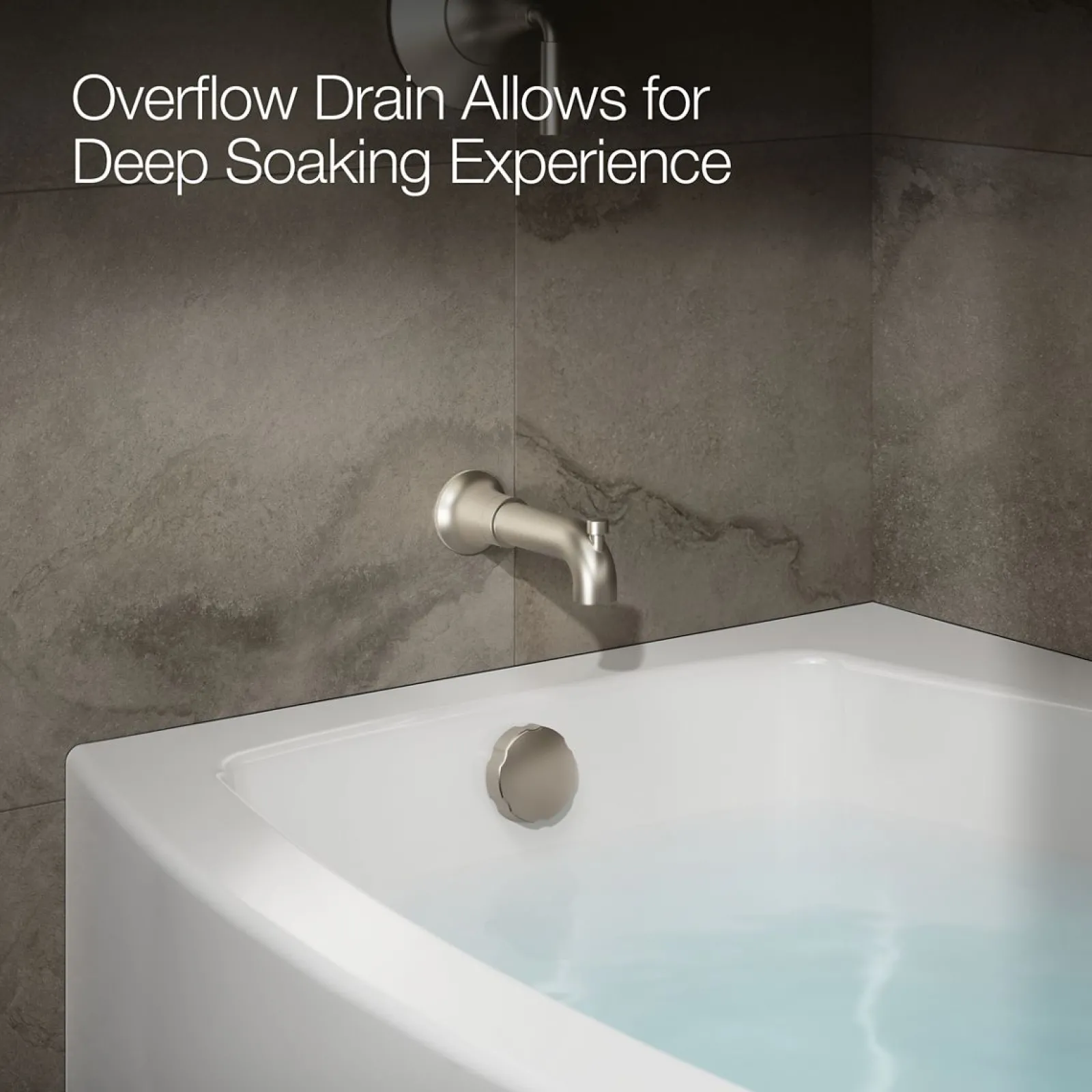 60" x 32" alcove bath, left drain^Kohler Outlet