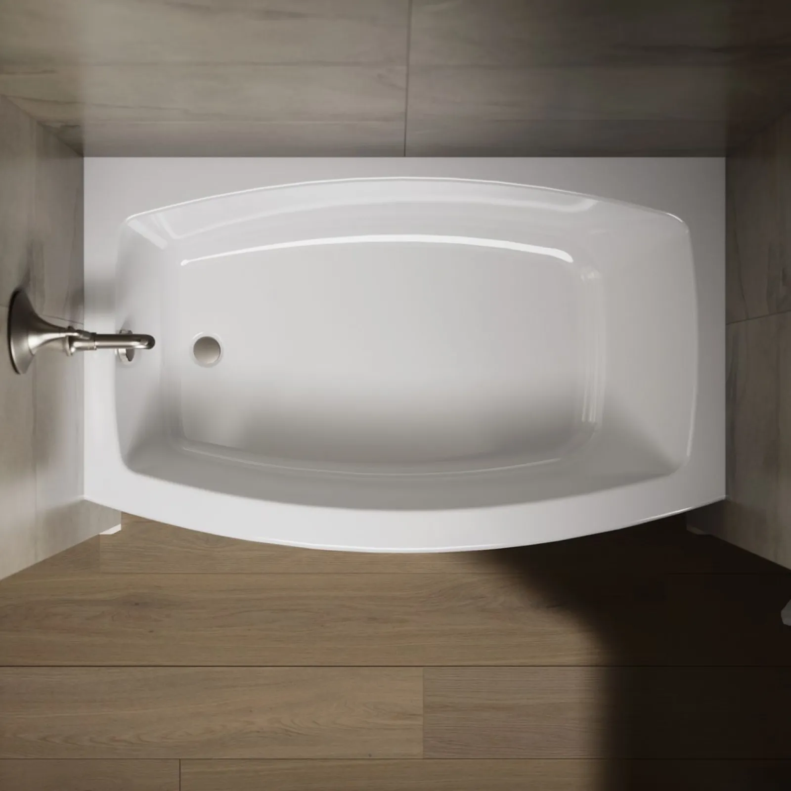 60" x 32" alcove bath, left drain^Kohler Outlet
