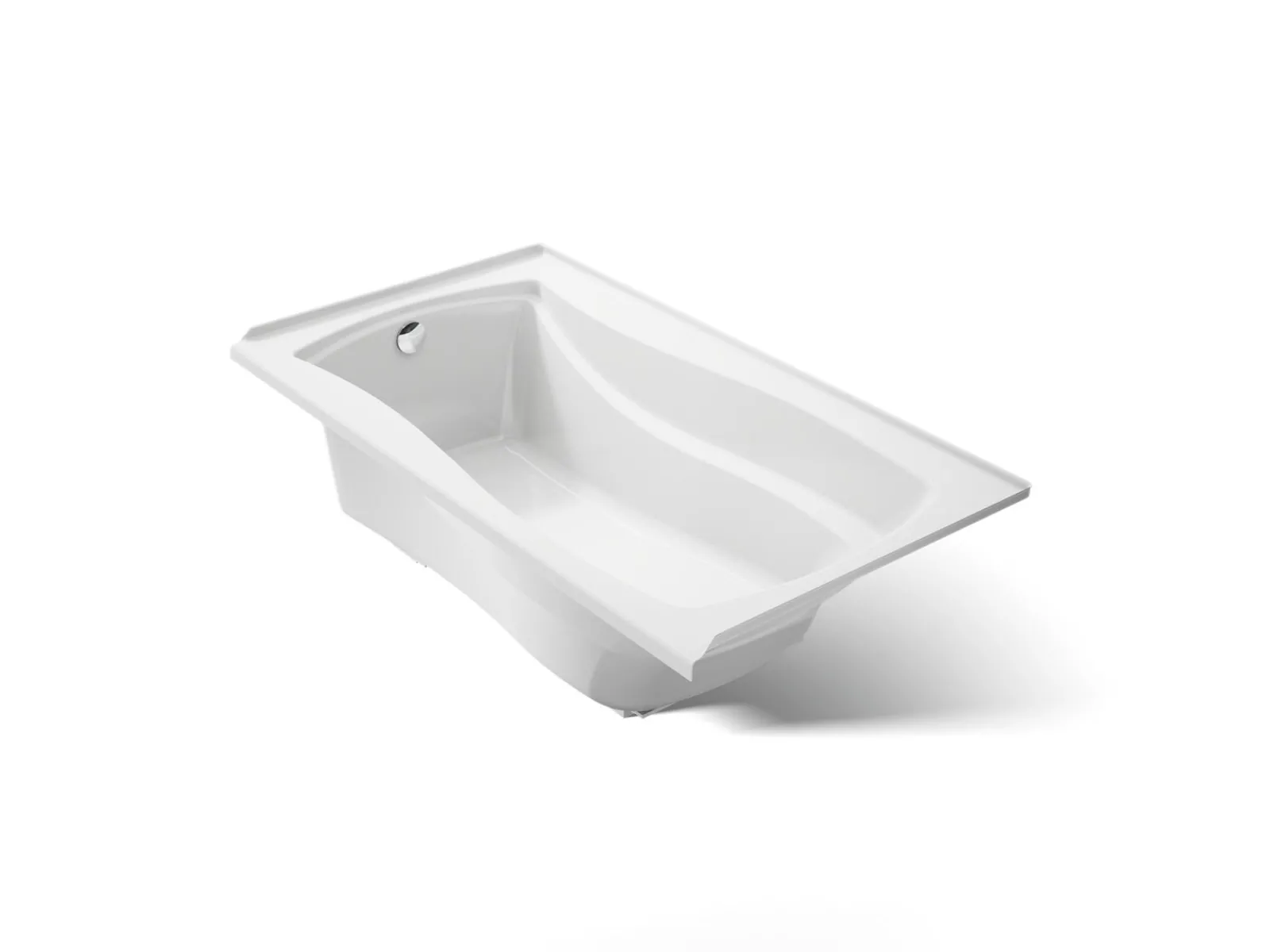 66" x 36" alcove bath, left drain^Kohler Online