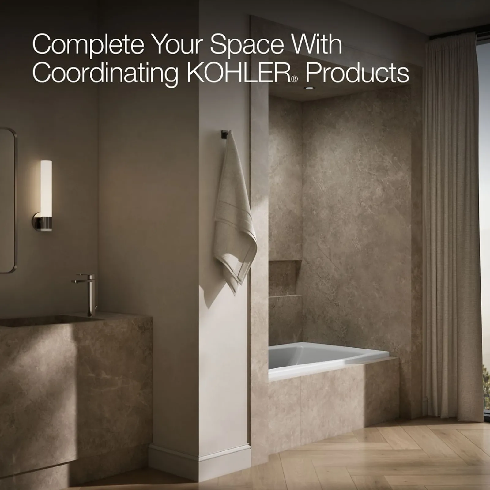 66" x 36" alcove bath, left drain^Kohler Online