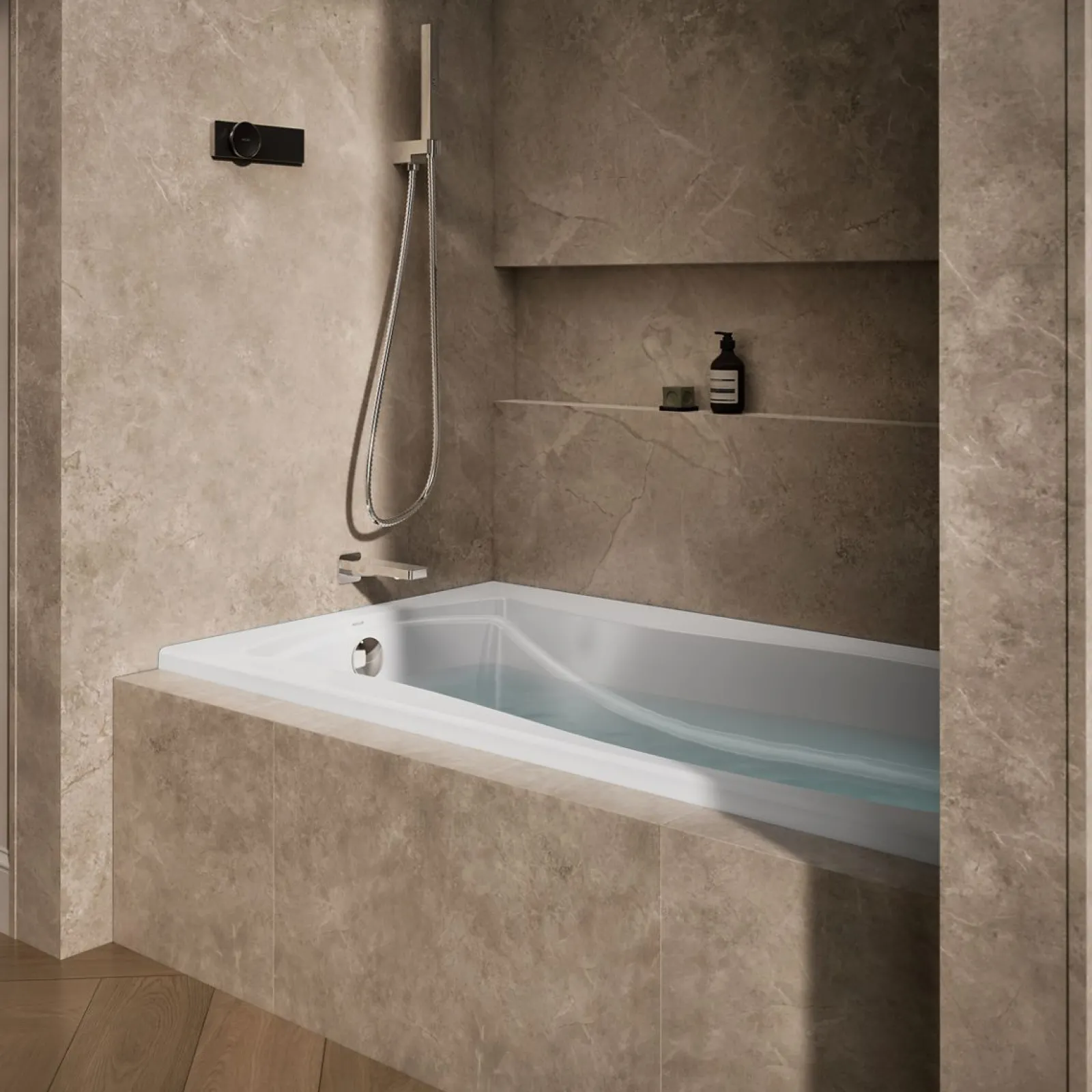 66" x 36" alcove bath, left drain^Kohler Online