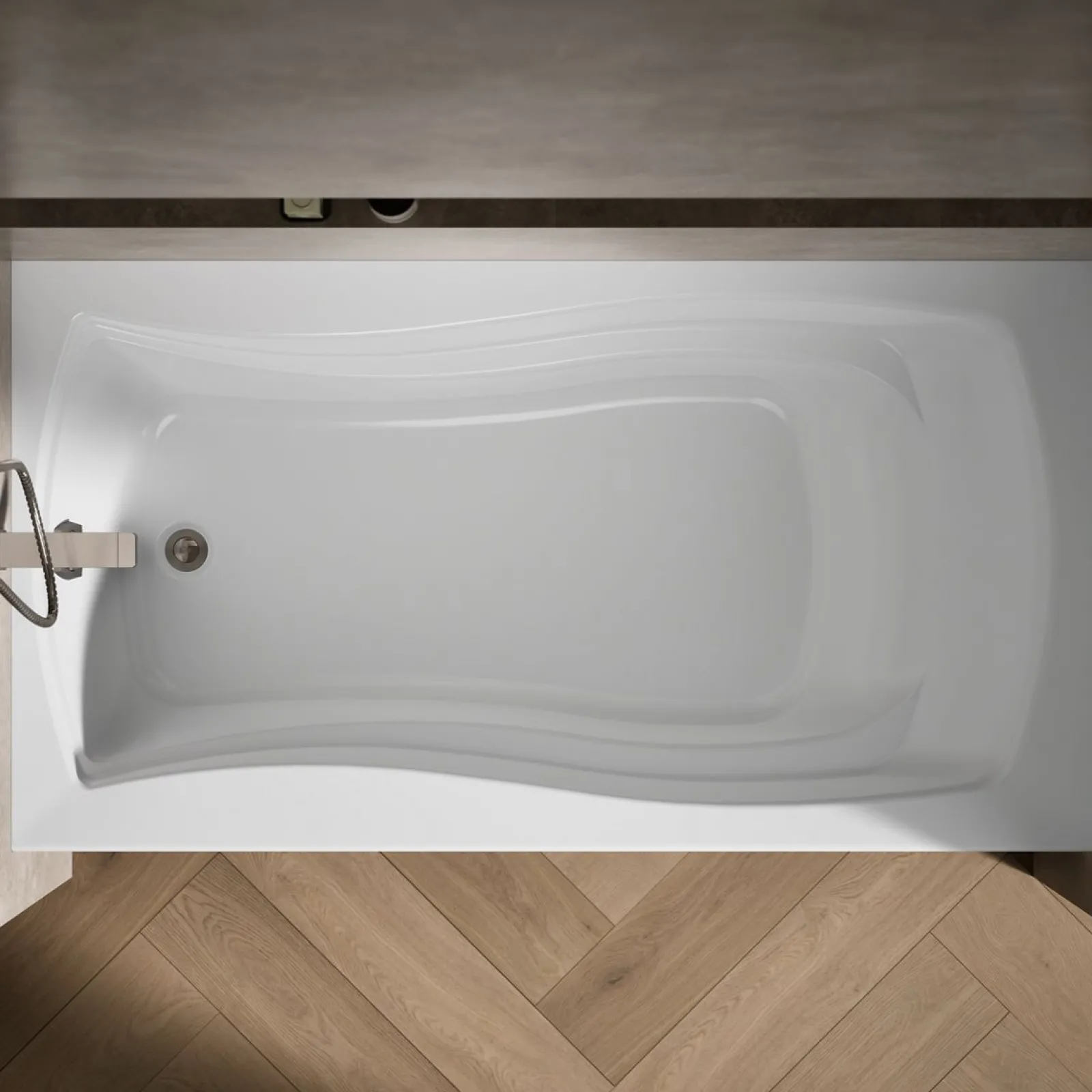 66" x 36" alcove bath, left drain^Kohler New
