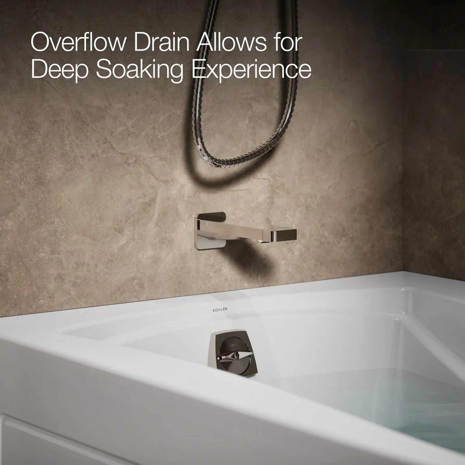 66" x 36" alcove bath, left drain^Kohler New
