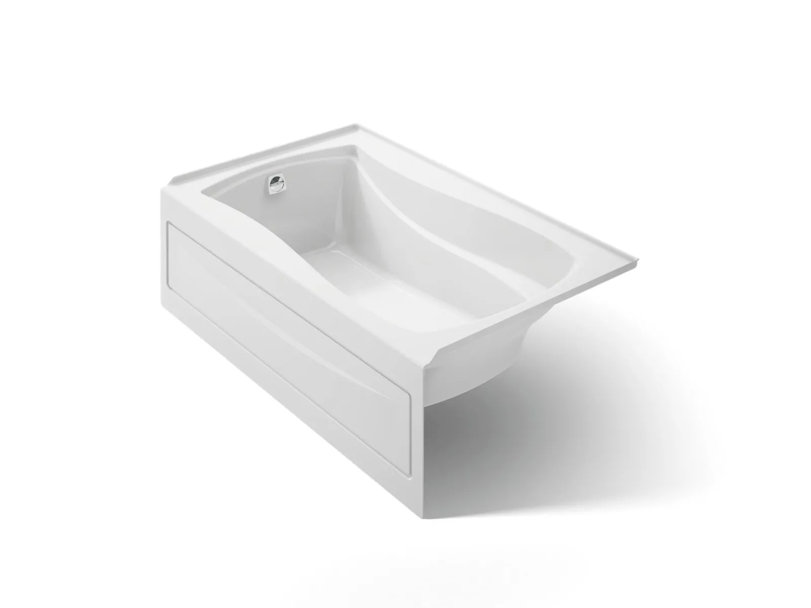 60" x 36" alcove bath, left drain^Kohler Online