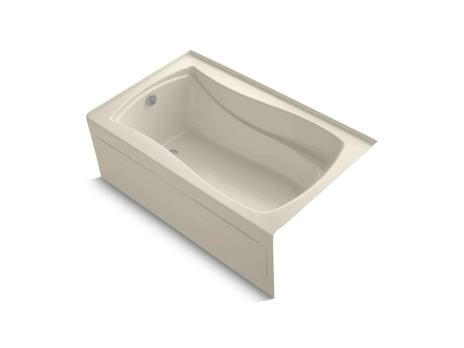 60" x 36" alcove bath, left drain^Kohler Online