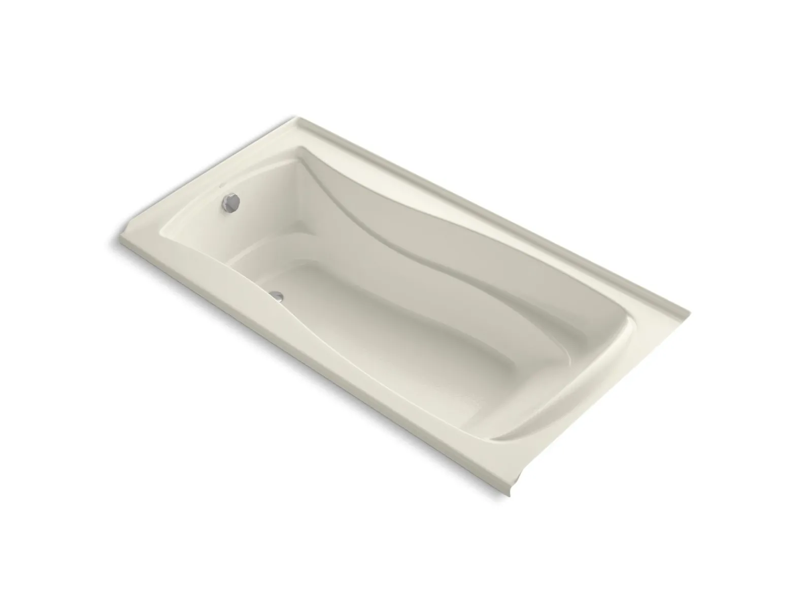 72" x 36" alcove bath, left drain^Kohler New
