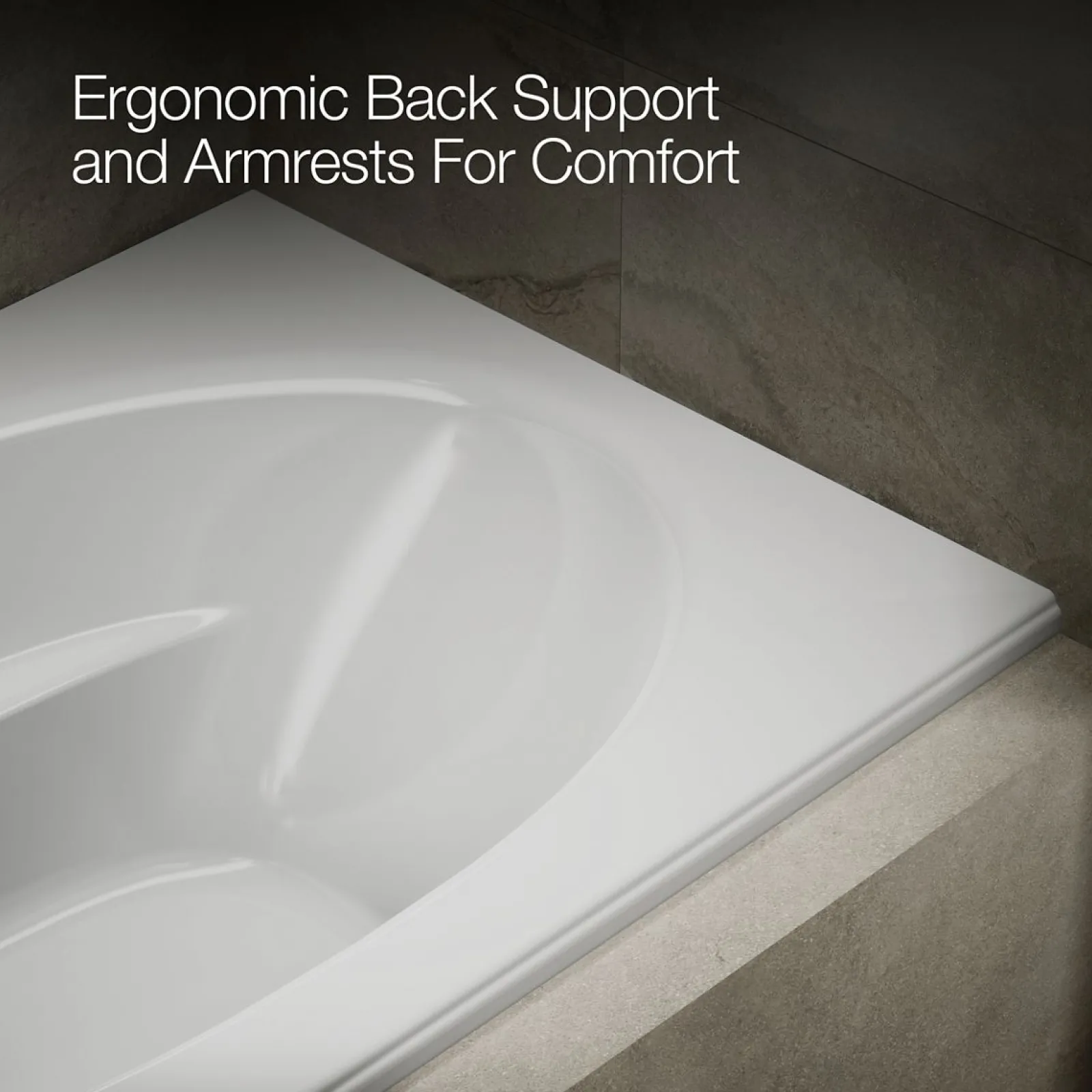 60" x 42" alcove bath, left drain^Kohler Outlet