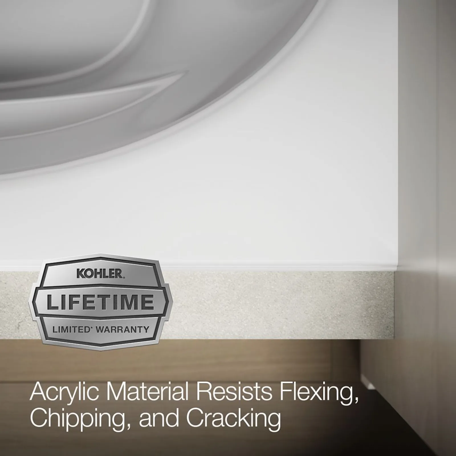 60" x 42" alcove bath, left drain^Kohler Outlet